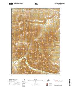 Taylor Mountains D-2 SW topographic map thumbnail