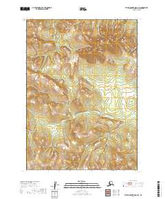 Taylor Mountains D-4 SE topographic map thumbnail