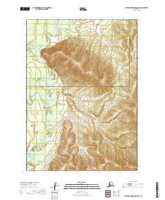 Taylor Mountains D-5 SW topographic map thumbnail