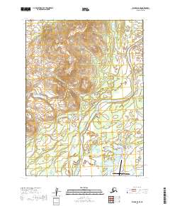 Iliamna D-6 SE topographic map thumbnail