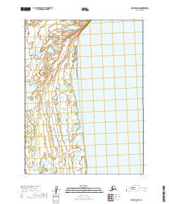 Iliamna B-8 NW topographic map thumbnail