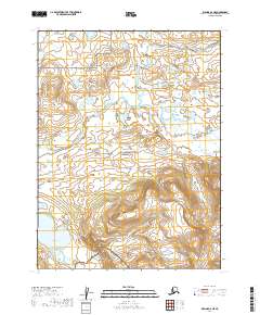 Iliamna A-6 NE topographic map thumbnail