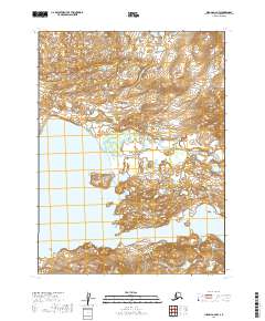 Iliamna A-6 NW topographic map thumbnail