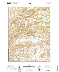 Iliamna A-8 NE topographic map thumbnail