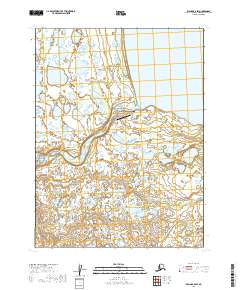 Iliamna B-8 SW topographic map thumbnail