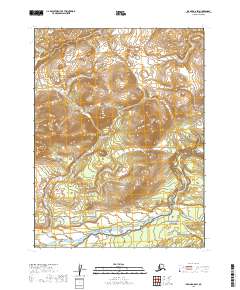 Iliamna A-8 SW topographic map thumbnail