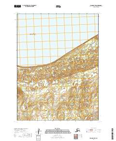 Iliamna B-7 SW topographic map thumbnail