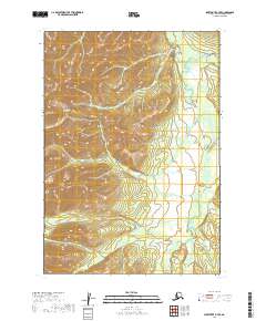 Sleetmute B-7 SE topographic map thumbnail