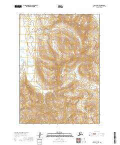 Ugashik A-4 SW topographic map thumbnail