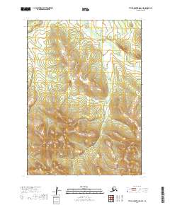 Taylor Mountains D-5 SE topographic map thumbnail