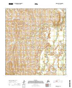 Iditarod D-6 SE topographic map thumbnail