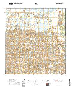 Iditarod D-5 NE topographic map thumbnail