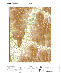 Taylor Mountains B-2 NW topographic map thumbnail