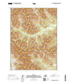 Taylor Mountains B-4 NW topographic map thumbnail