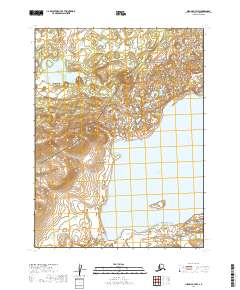 Iliamna A-7 NW topographic map thumbnail