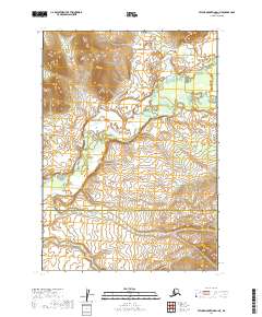 Taylor Mountains D-1 NE topographic map thumbnail