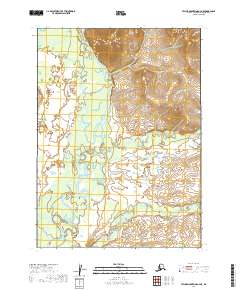 Taylor Mountains A-4 NE topographic map thumbnail