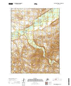Taylor Mountains B-1 SE topographic map thumbnail