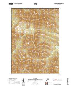 Taylor Mountains C-5 NE topographic map thumbnail