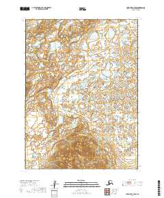 Lake Clark A-8 SW topographic map thumbnail