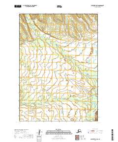 Sleetmute A-5 SW topographic map thumbnail