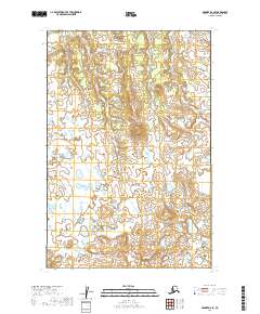 Naknek D-6 SE topographic map thumbnail