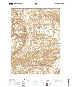 Taylor Mountains B-7 SE topographic map thumbnail