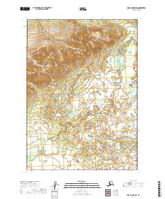 Lake Clark D-6 SE topographic map thumbnail