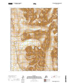 Taylor Mountains B-6 NW topographic map thumbnail