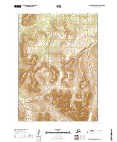 Taylor Mountains C-6 SW topographic map thumbnail