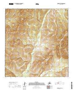 Iditarod B-2 SW topographic map thumbnail