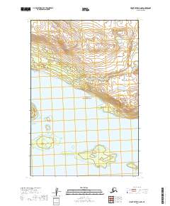 Mount Katmai C-6 NW topographic map thumbnail
