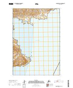 Mount Katmai B-1 SE topographic map thumbnail