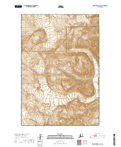 Mount Katmai B-2 SW topographic map thumbnail