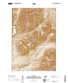 Mount Katmai B-5 SW topographic map thumbnail
