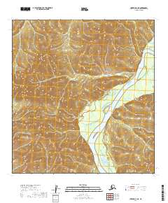Iditarod B-1 NE topographic map thumbnail