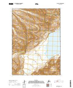 Ugashik B-2 SW topographic map thumbnail