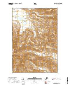 Mount Katmai A-5 SW topographic map thumbnail
