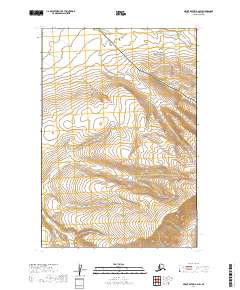 Mount Katmai A-6 SW topographic map thumbnail