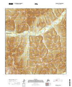 Iditarod B-4 NW topographic map thumbnail