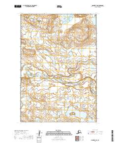 Naknek B-3 SW topographic map thumbnail