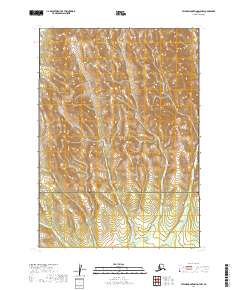 Taylor Mountains D-7 NW topographic map thumbnail