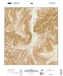 Iditarod C-6 SW topographic map thumbnail