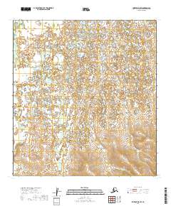 Iditarod D-5 SW topographic map thumbnail