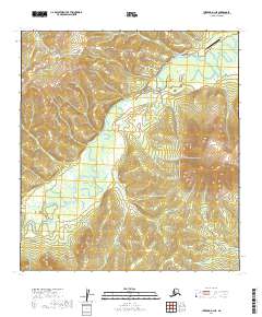Iditarod D-1 NE topographic map thumbnail