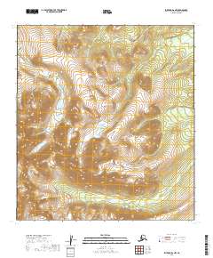 Iditarod D-2 NW topographic map thumbnail