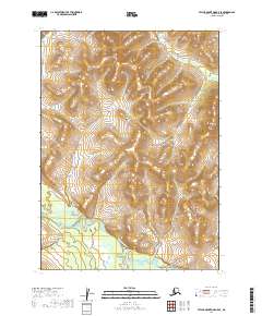 Taylor Mountains B-5 SE topographic map thumbnail