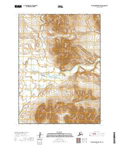 Taylor Mountains B-6 SW topographic map thumbnail