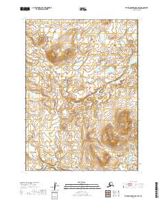 Taylor Mountains B-7 SW topographic map thumbnail