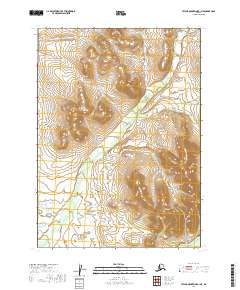 Taylor Mountains B-1 NE topographic map thumbnail